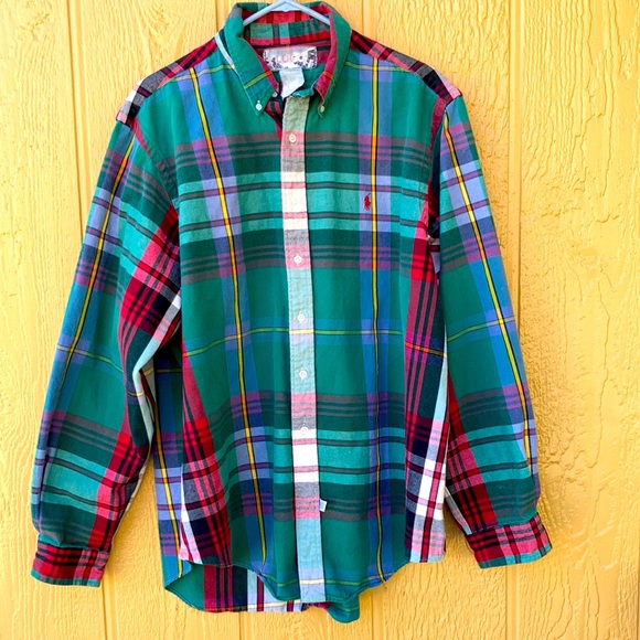 Ralph Lauren Other - Vintage Plaid Ralph Lauren Shirt Size 2XL